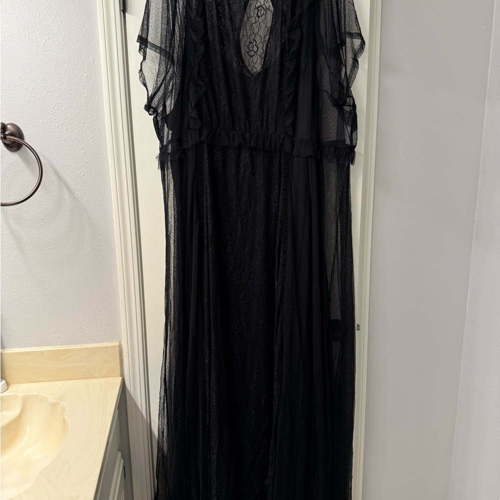 Torrid Black Lace Maxi Dress
